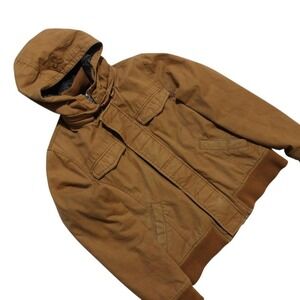 Womens Y2K Style TNA Tan Brown Military Utility Jacket